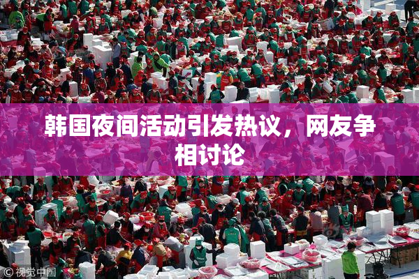 韩国夜间活动引发热议，网友争相讨论