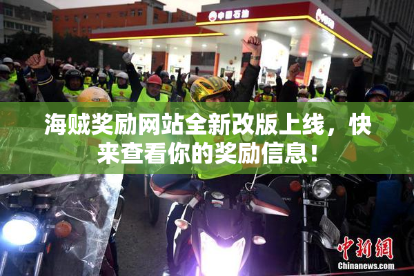 海贼奖励网站全新改版上线，快来查看你的奖励信息！