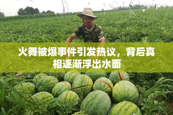 火舞被爆事件引发热议，背后真相逐渐浮出水面