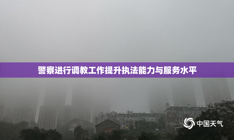 警察进行调教工作提升执法能力与服务水平