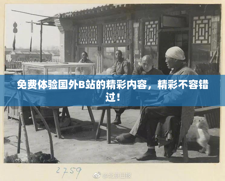 免费体验国外B站的精彩内容，精彩不容错过！