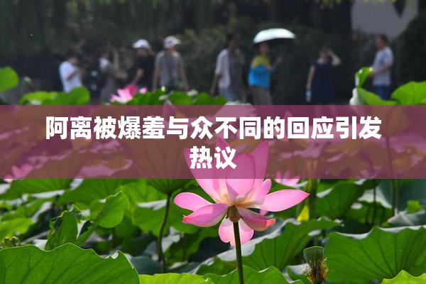 阿离被爆羞与众不同的回应引发热议