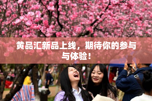 黄品汇新品上线，期待你的参与与体验！