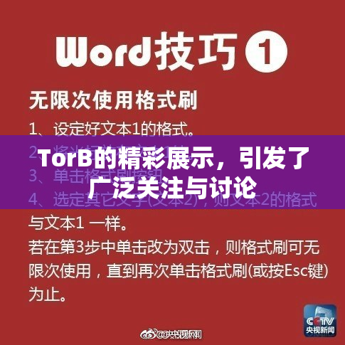 TorB的精彩展示，引发了广泛关注与讨论