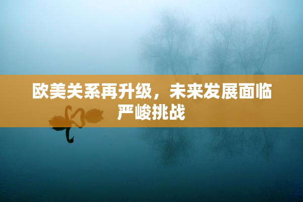 欧美关系再升级，未来发展面临严峻挑战