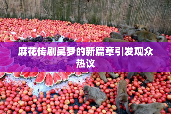 麻花传剧吴梦的新篇章引发观众热议