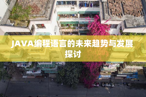JAVA编程语言的未来趋势与发展探讨