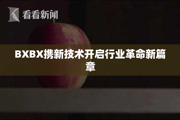 BXBX携新技术开启行业革命新篇章
