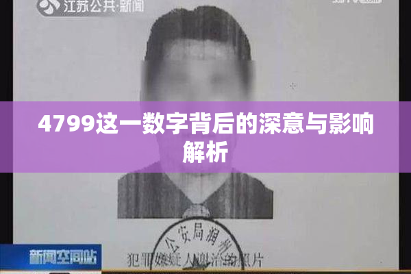 4799这一数字背后的深意与影响解析