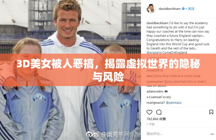 3D美女被人恶搞，揭露虚拟世界的隐秘与风险