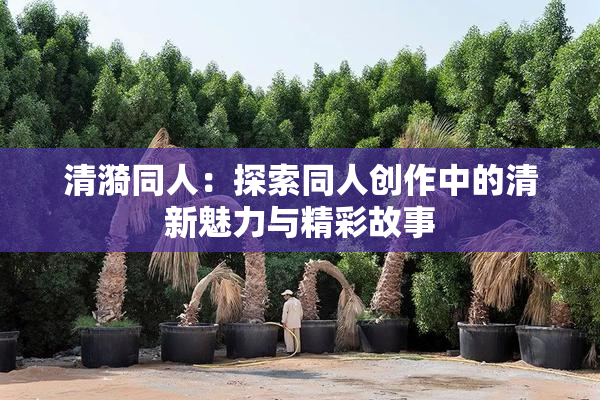 清漪同人：探索同人创作中的清新魅力与精彩故事