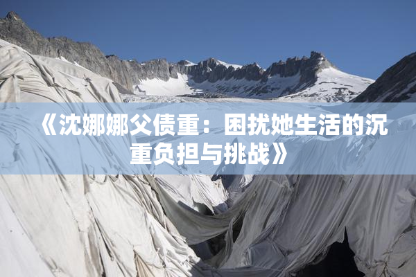 《沈娜娜父债重：困扰她生活的沉重负担与挑战》