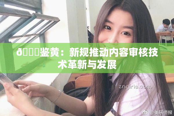 🔞鉴黄：新规推动内容审核技术革新与发展