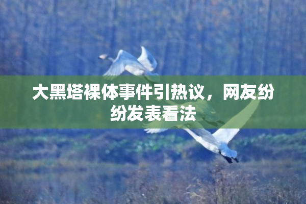大黑塔裸体事件引热议，网友纷纷发表看法