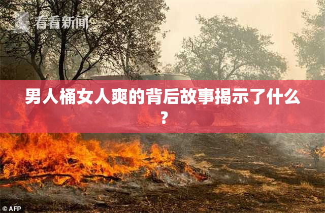男人桶女人爽的背后故事揭示了什么？