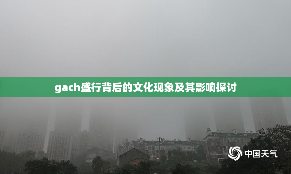 gach盛行背后的文化现象及其影响探讨