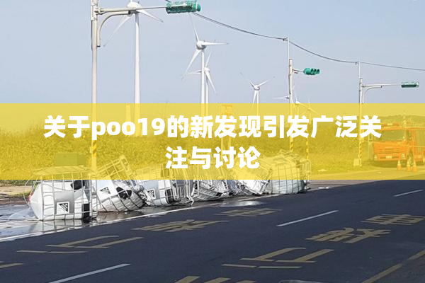关于poo19的新发现引发广泛关注与讨论
