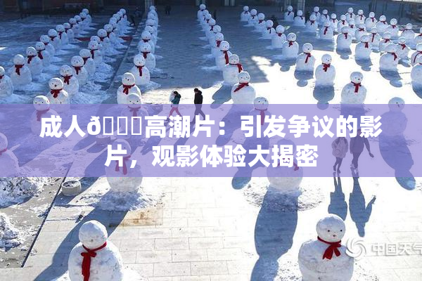 成人🔞高潮片：引发争议的影片，观影体验大揭密