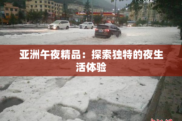 亚洲午夜精品：探索独特的夜生活体验