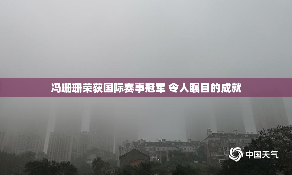 冯珊珊荣获国际赛事冠军 令人瞩目的成就