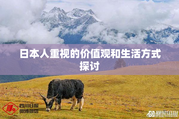 日本人重视的价值观和生活方式探讨