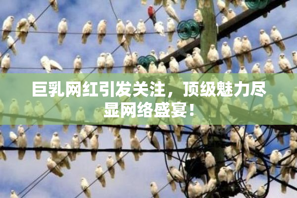 巨乳网红引发关注，顶级魅力尽显网络盛宴！