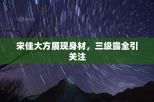 宋佳大方展现身材，三级露全引关注