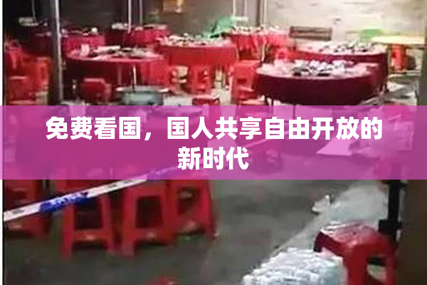 免费看国，国人共享自由开放的新时代