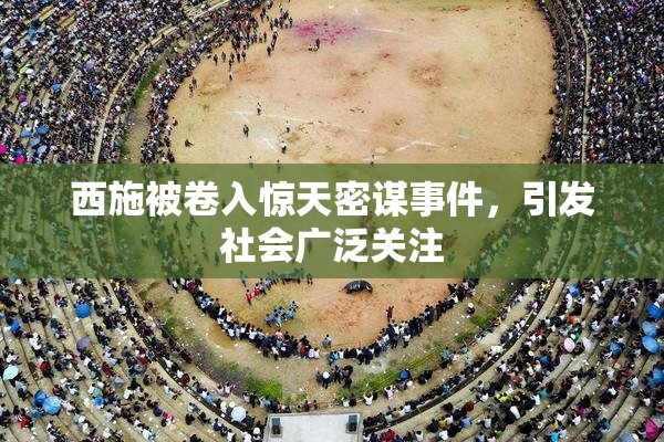 西施被卷入惊天密谋事件，引发社会广泛关注
