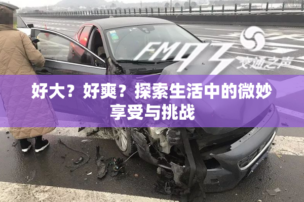 好大？好爽？探索生活中的微妙享受与挑战