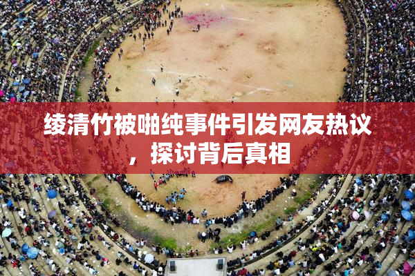 绫清竹被啪纯事件引发网友热议，探讨背后真相