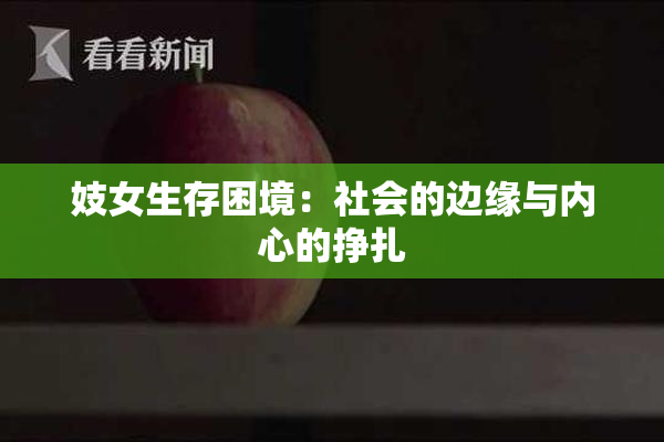 妓女生存困境：社会的边缘与内心的挣扎
