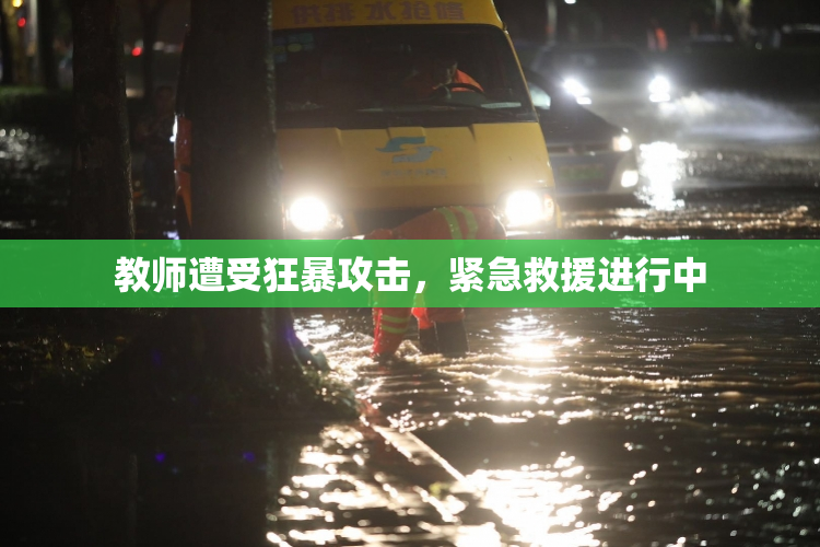 教师遭受狂暴攻击，紧急救援进行中