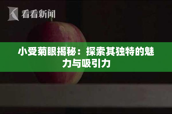 小受菊眼揭秘：探索其独特的魅力与吸引力