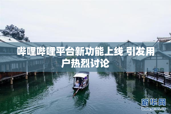 哔哩哔哩平台新功能上线 引发用户热烈讨论