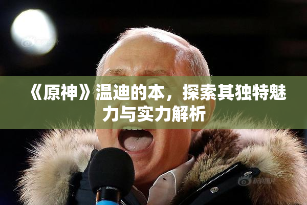 《原神》温迪的本，探索其独特魅力与实力解析