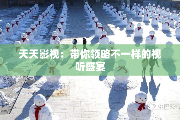 天天影视：带你领略不一样的视听盛宴