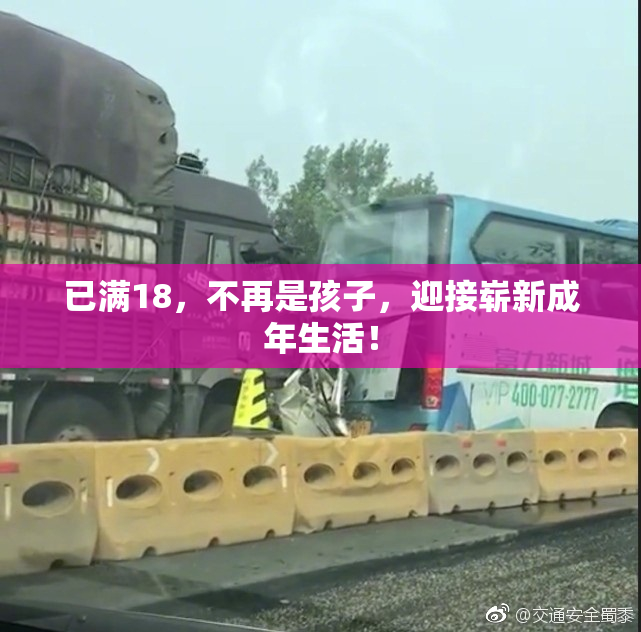 已满18，不再是孩子，迎接崭新成年生活！