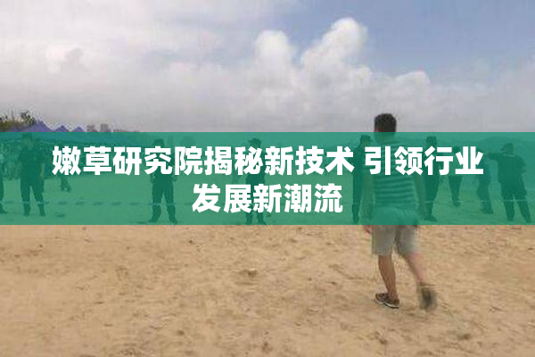 嫩草研究院揭秘新技术 引领行业发展新潮流