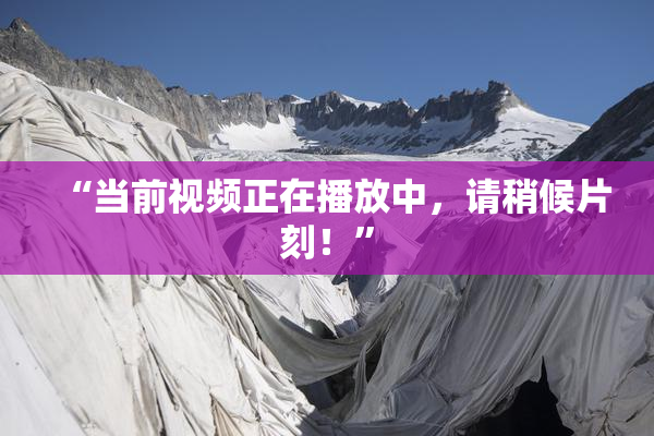 “当前视频正在播放中，请稍候片刻！”