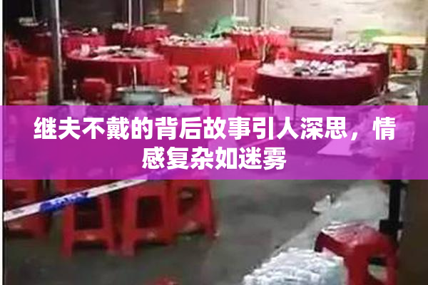继夫不戴的背后故事引人深思，情感复杂如迷雾