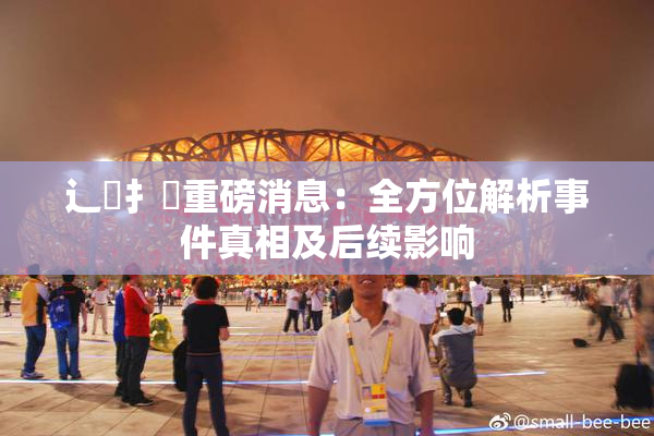 辶喿扌畐重磅消息：全方位解析事件真相及后续影响