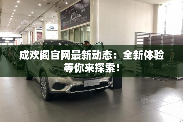 成欢阁官网最新动态：全新体验等你来探索！