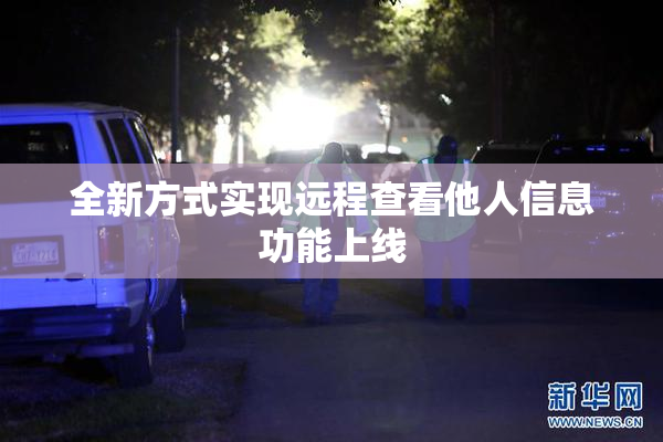 全新方式实现远程查看他人信息功能上线