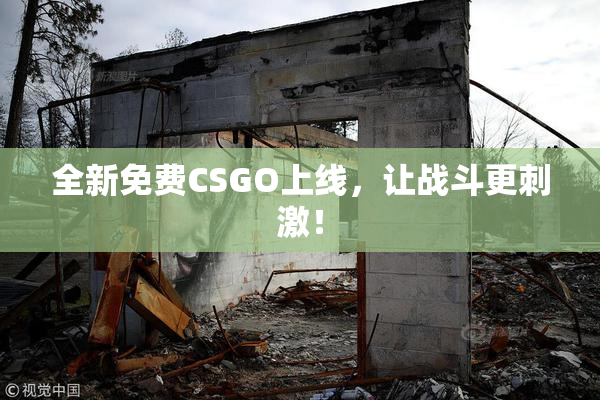 全新免费CSGO上线，让战斗更刺激！