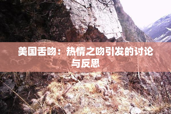 美国舌吻：热情之吻引发的讨论与反思