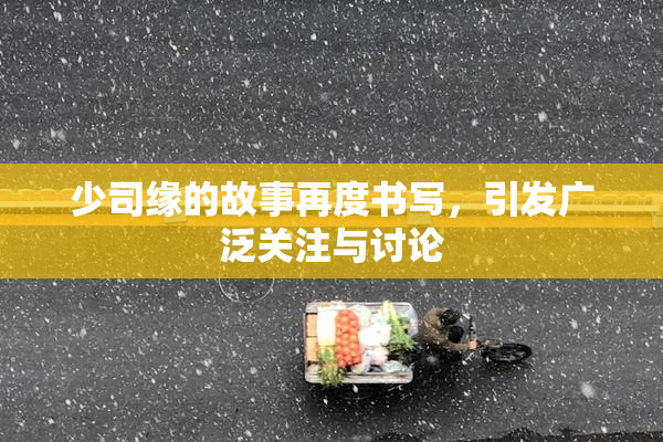 少司缘的故事再度书写，引发广泛关注与讨论