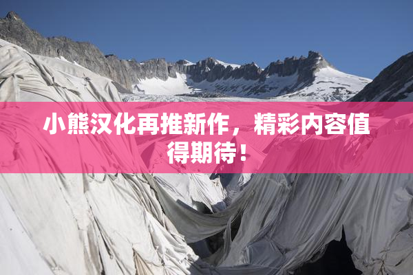 小熊汉化再推新作，精彩内容值得期待！