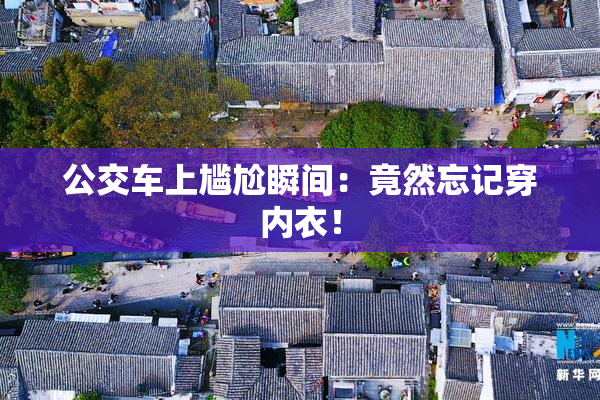 公交车上尴尬瞬间：竟然忘记穿内衣！