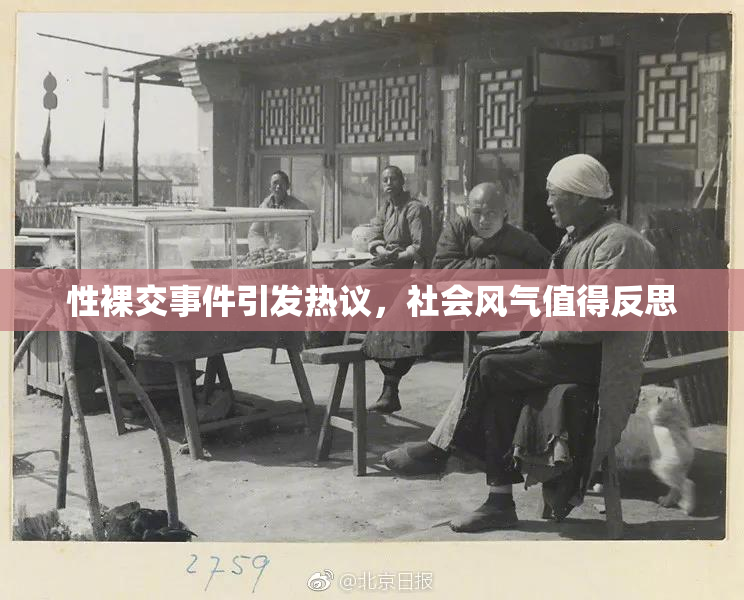 性裸交事件引发热议，社会风气值得反思